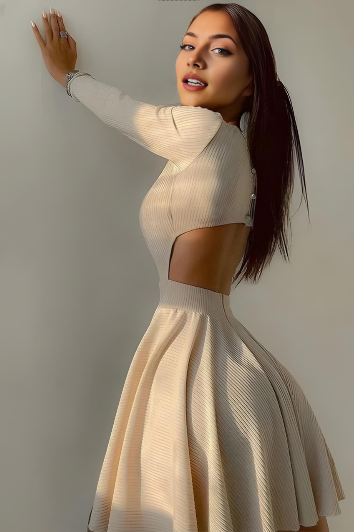 Vestido Manga Longa Naomi