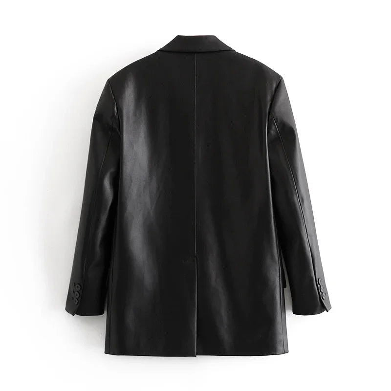 Blazer em Couro Deméter - Velvet