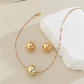 Brinco e Colar - Conjunto Globo - Velvet