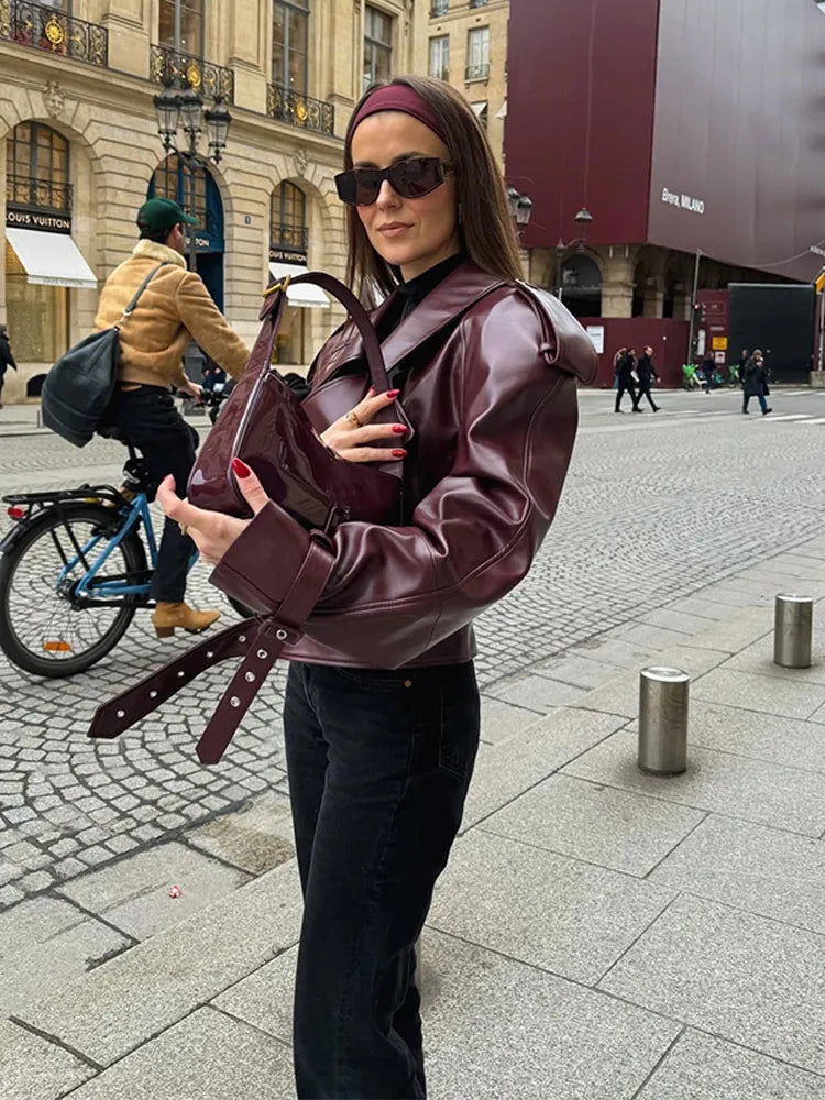 Jaqueta em Couro Kayleen - Velvet