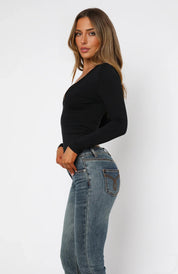 Blusa Manga Longa Maddy - OUTLET