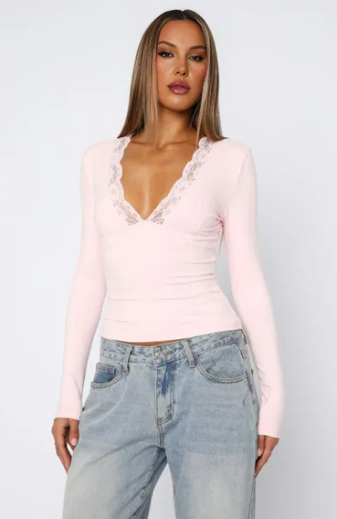 Blusa Manga Longa Amora