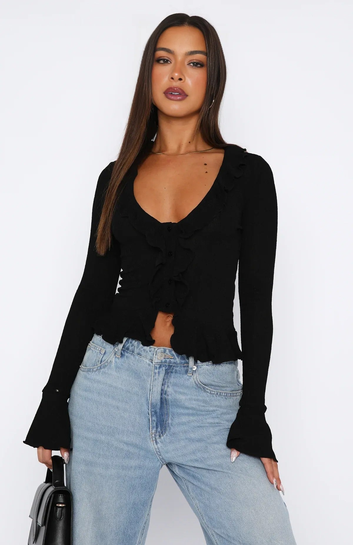 Blusa Manga Longa Hazel