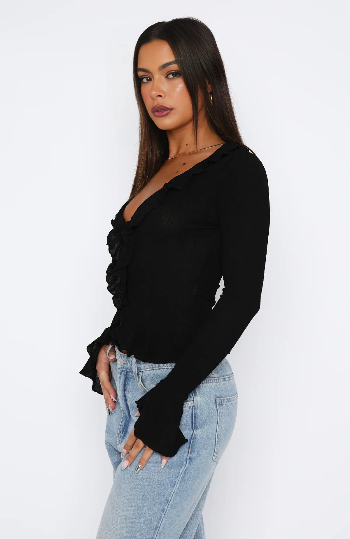 Blusa Manga Longa Hazel