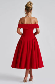 Vestido Midi Cherry - OUTLET